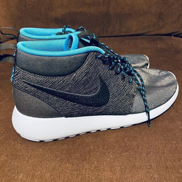 NIKE ROSHE RUN ROSHERUN MID QS PARIS CITY PACK ANTHRACITE BLACK BLUE HERO DS 9 - Picture 5 of 8